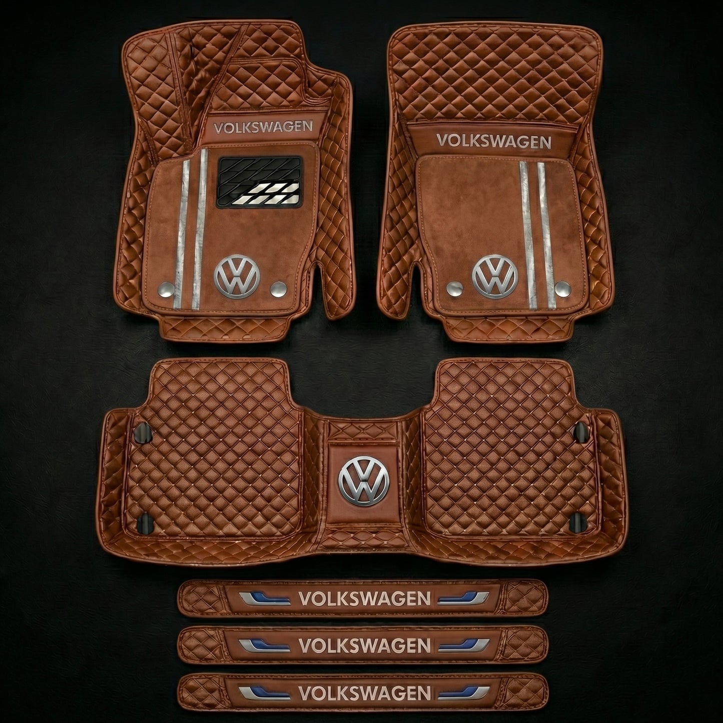 Set de covorașe auto premium, finisaj din piele – curățenie și eleganță în fiecare zi