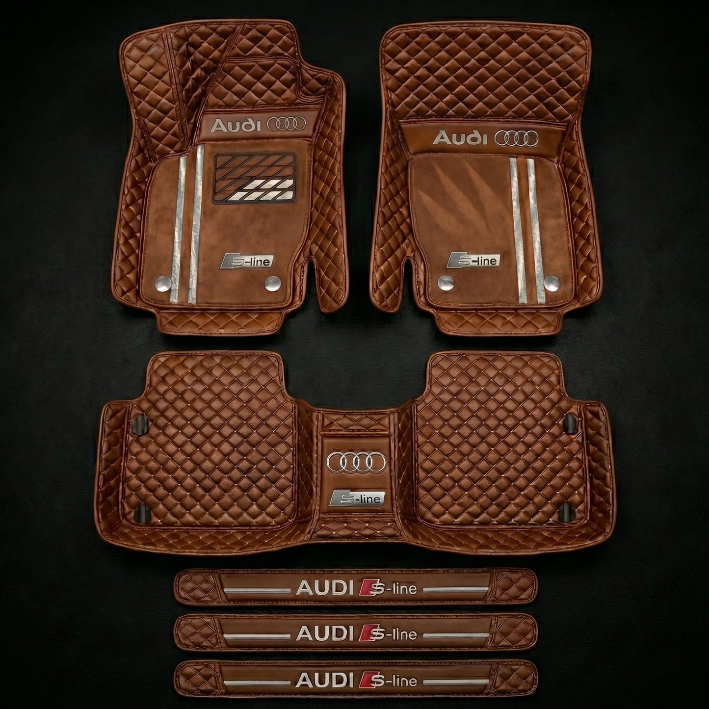 Set de covorașe auto premium, finisaj din piele – curățenie și eleganță în fiecare zi