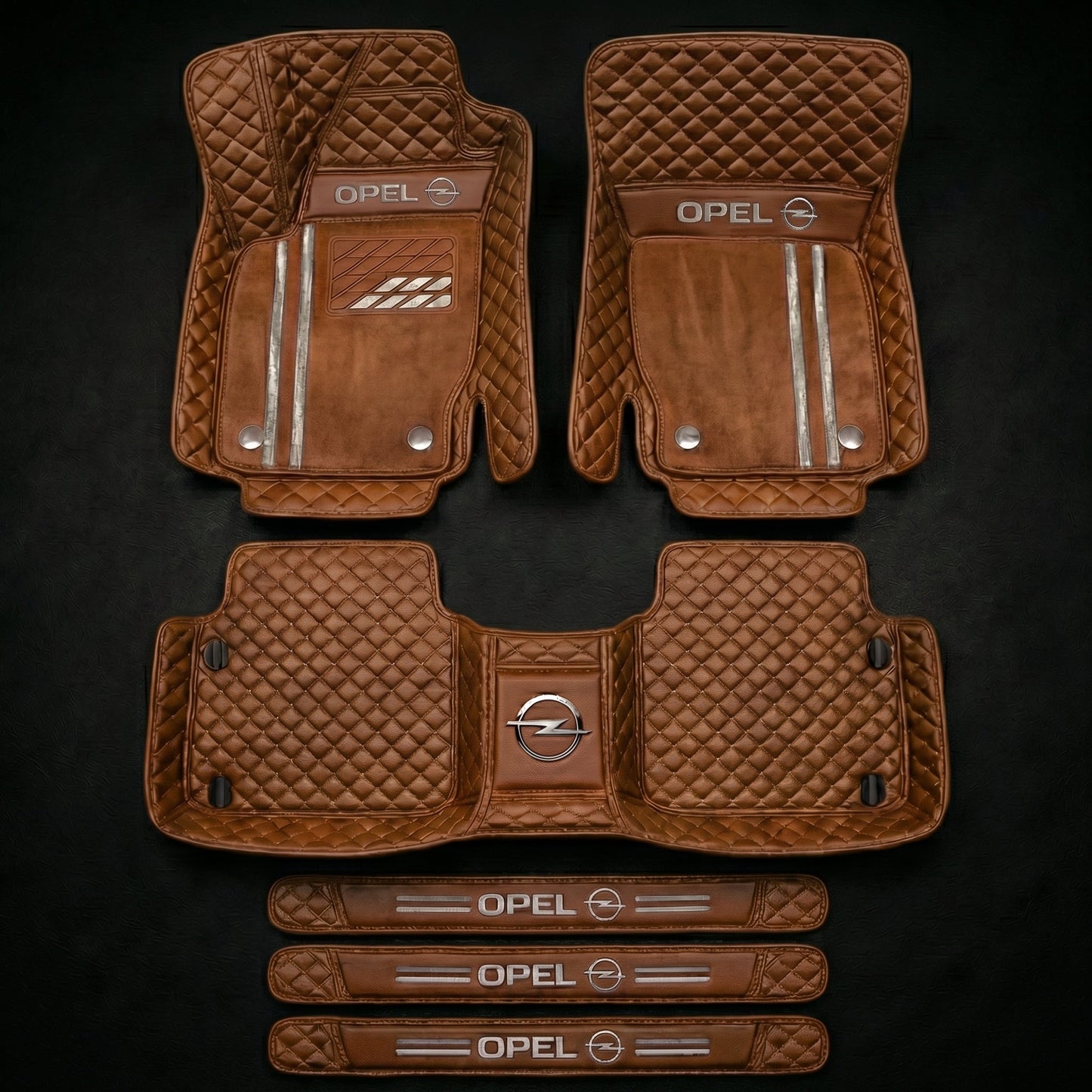 Set de covorașe auto premium, finisaj din piele – curățenie și eleganță în fiecare zi