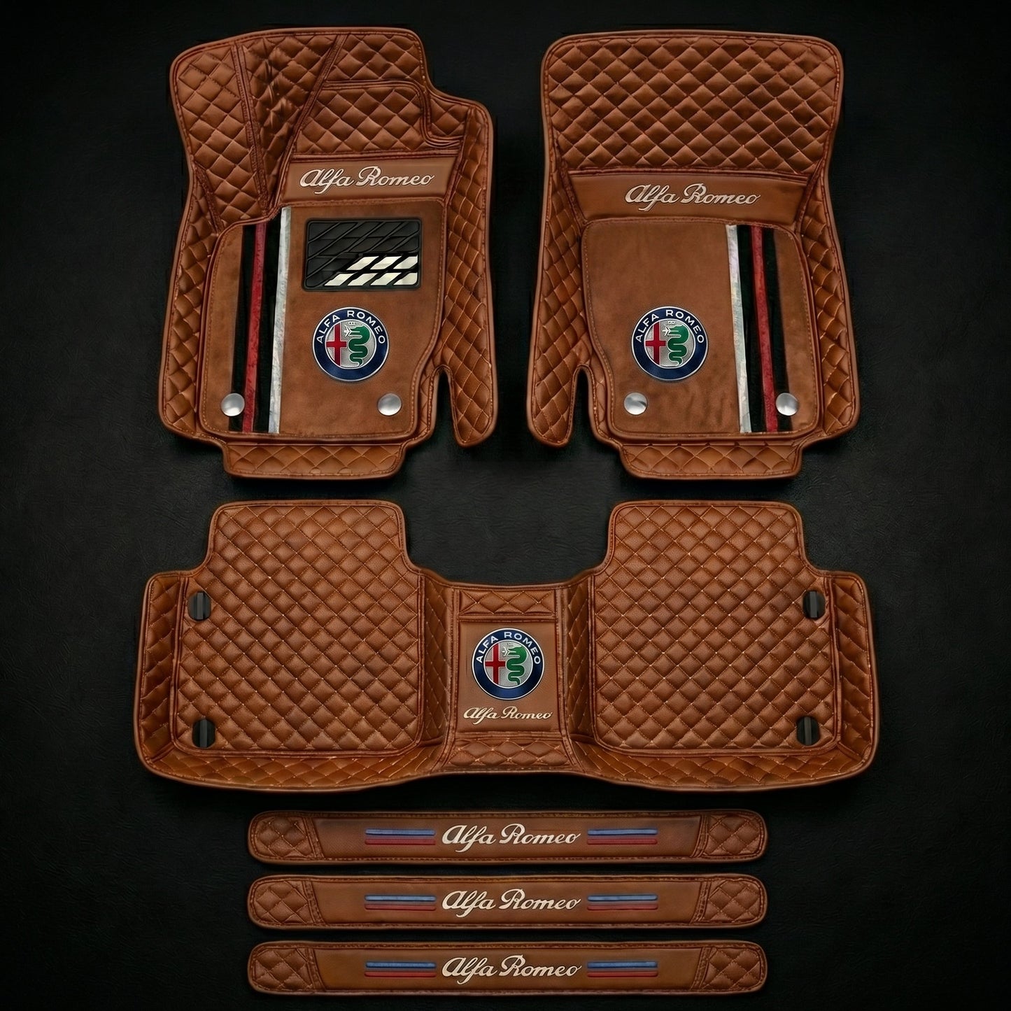 Set de covorașe auto premium, finisaj din piele – curățenie și eleganță în fiecare zi