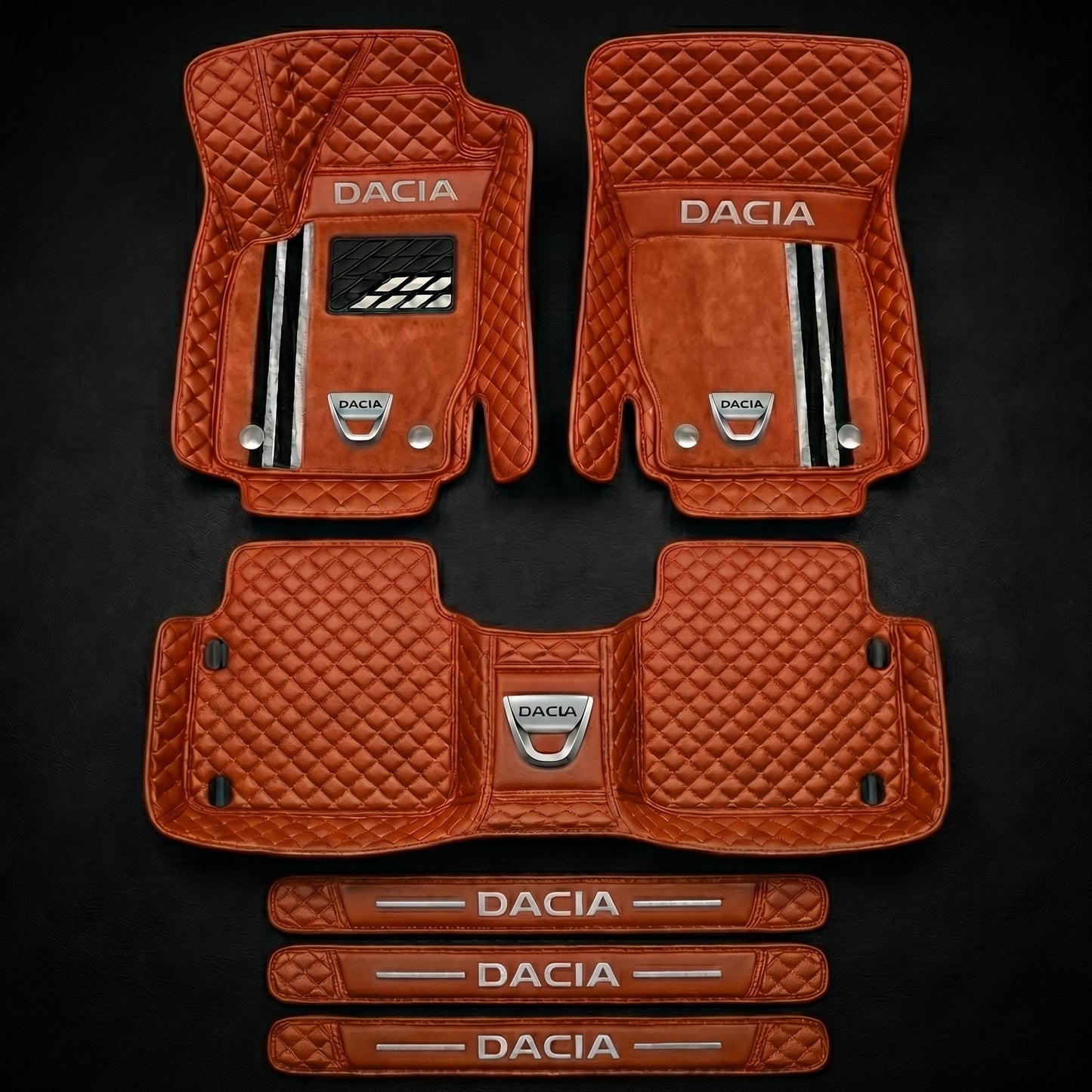 Set de covorașe auto premium, finisaj din piele – curățenie și eleganță în fiecare zi