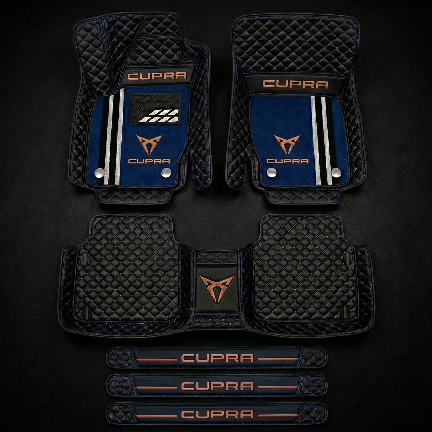 Set de covorașe auto premium, finisaj din piele – curățenie și eleganță în fiecare zi