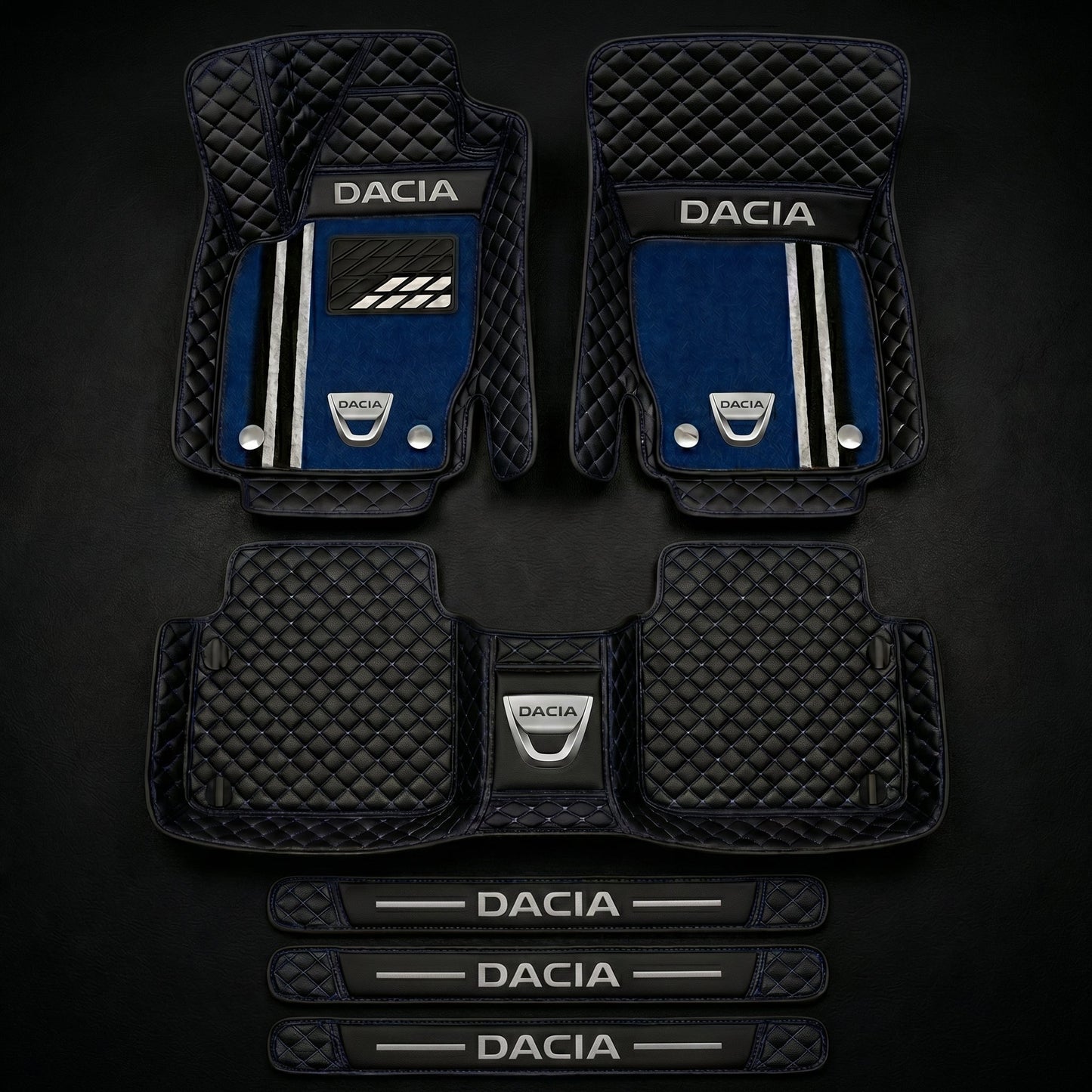 Set de covorașe auto premium, finisaj din piele – curățenie și eleganță în fiecare zi