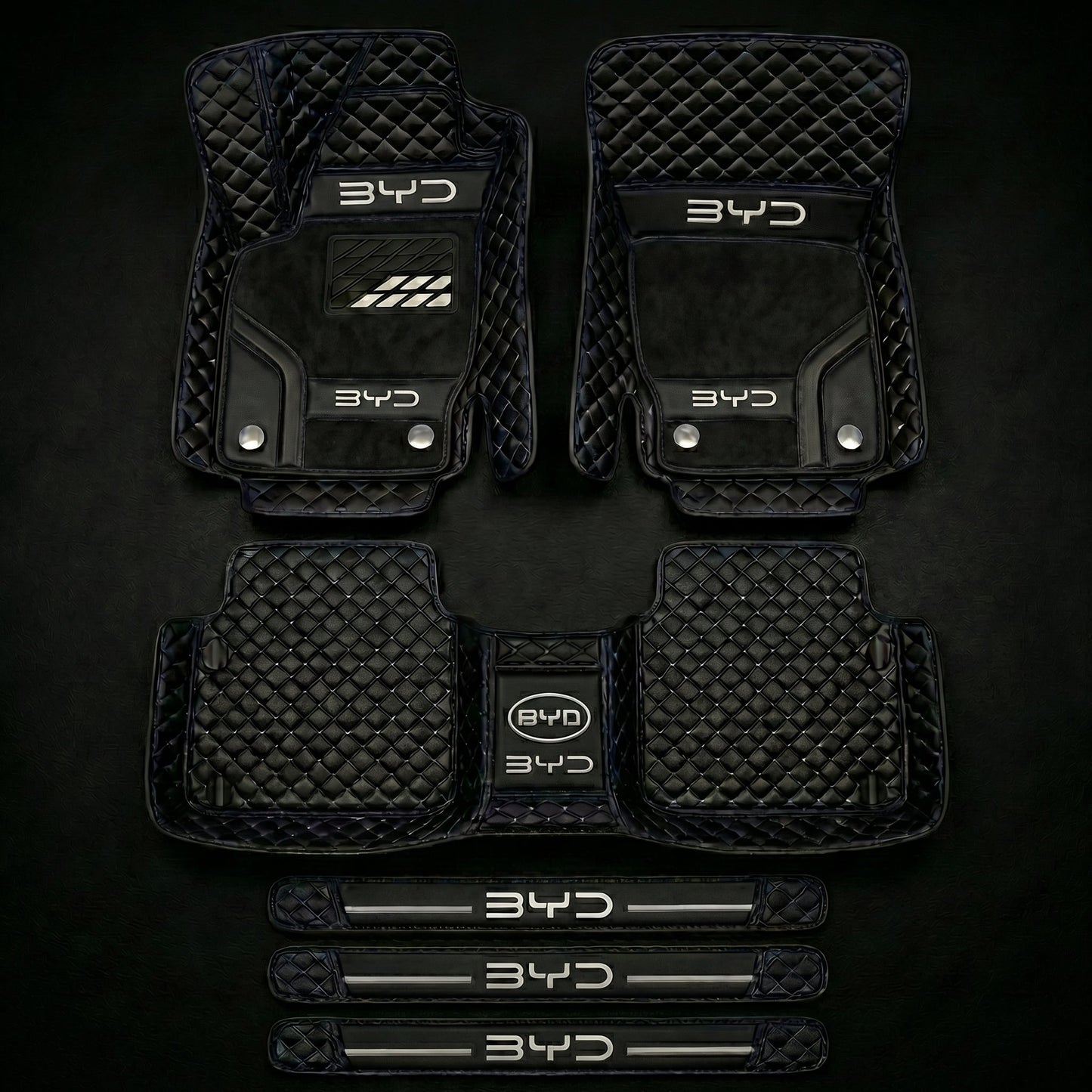 Set de covorașe auto premium, finisaj din piele – curățenie și eleganță în fiecare zi