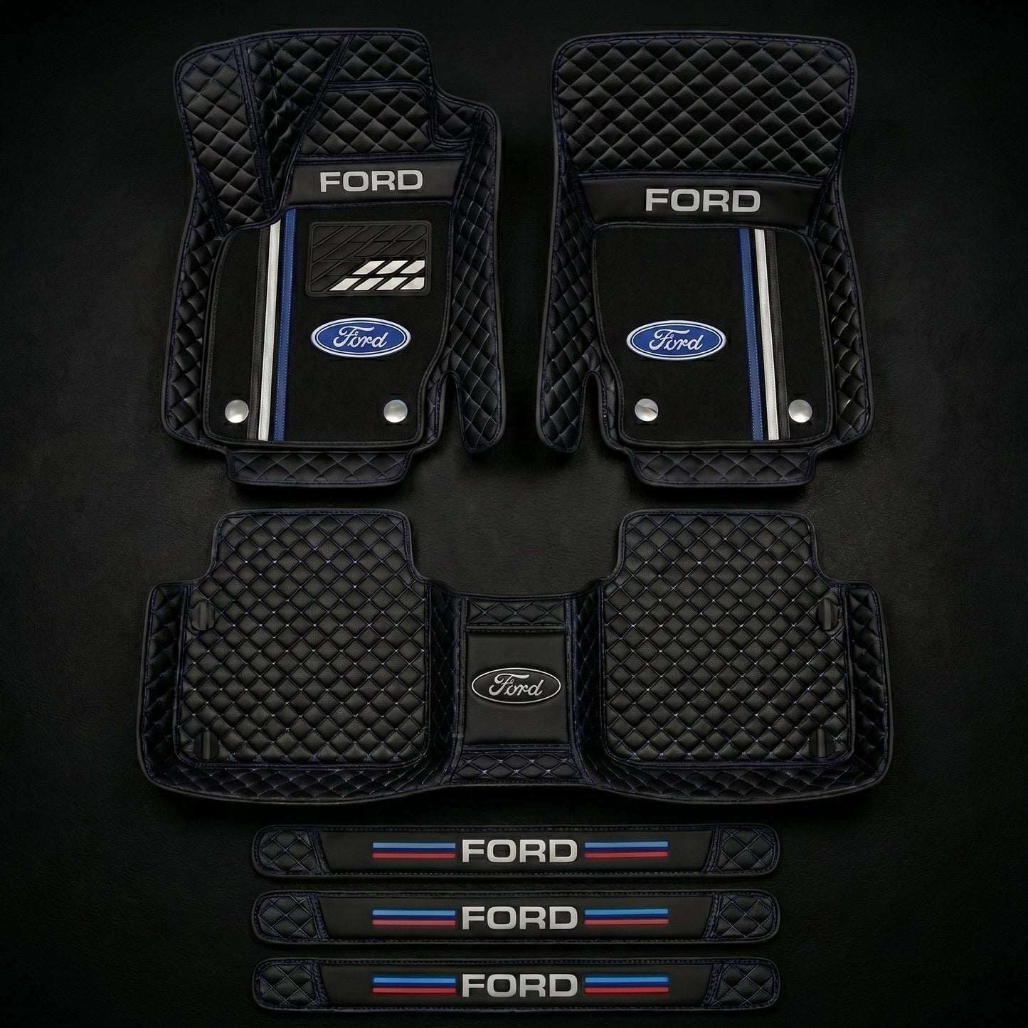 Set de covorașe auto premium, finisaj din piele – curățenie și eleganță în fiecare zi