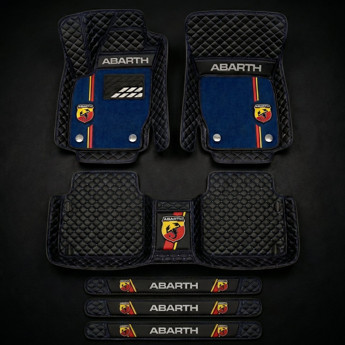 Set de covorașe auto premium, finisaj din piele – curățenie și eleganță în fiecare zi