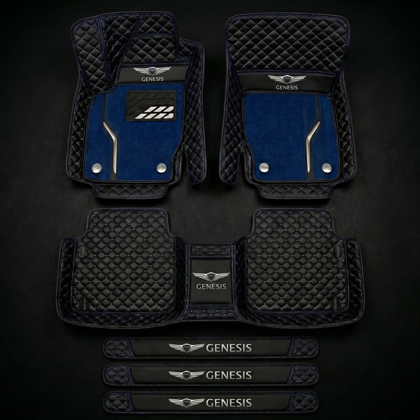 Set de covorașe auto premium, finisaj din piele – curățenie și eleganță în fiecare zi