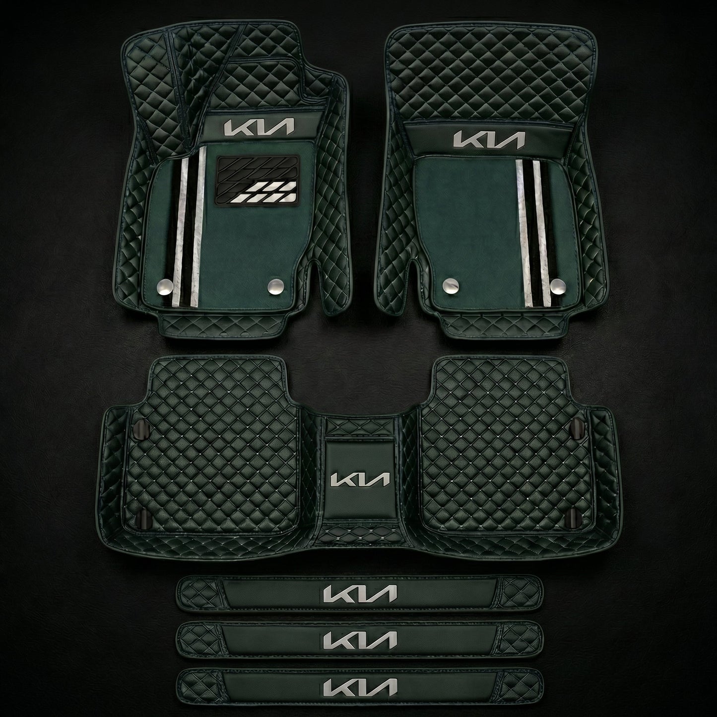 Set de covorașe auto premium, finisaj din piele – curățenie și eleganță în fiecare zi