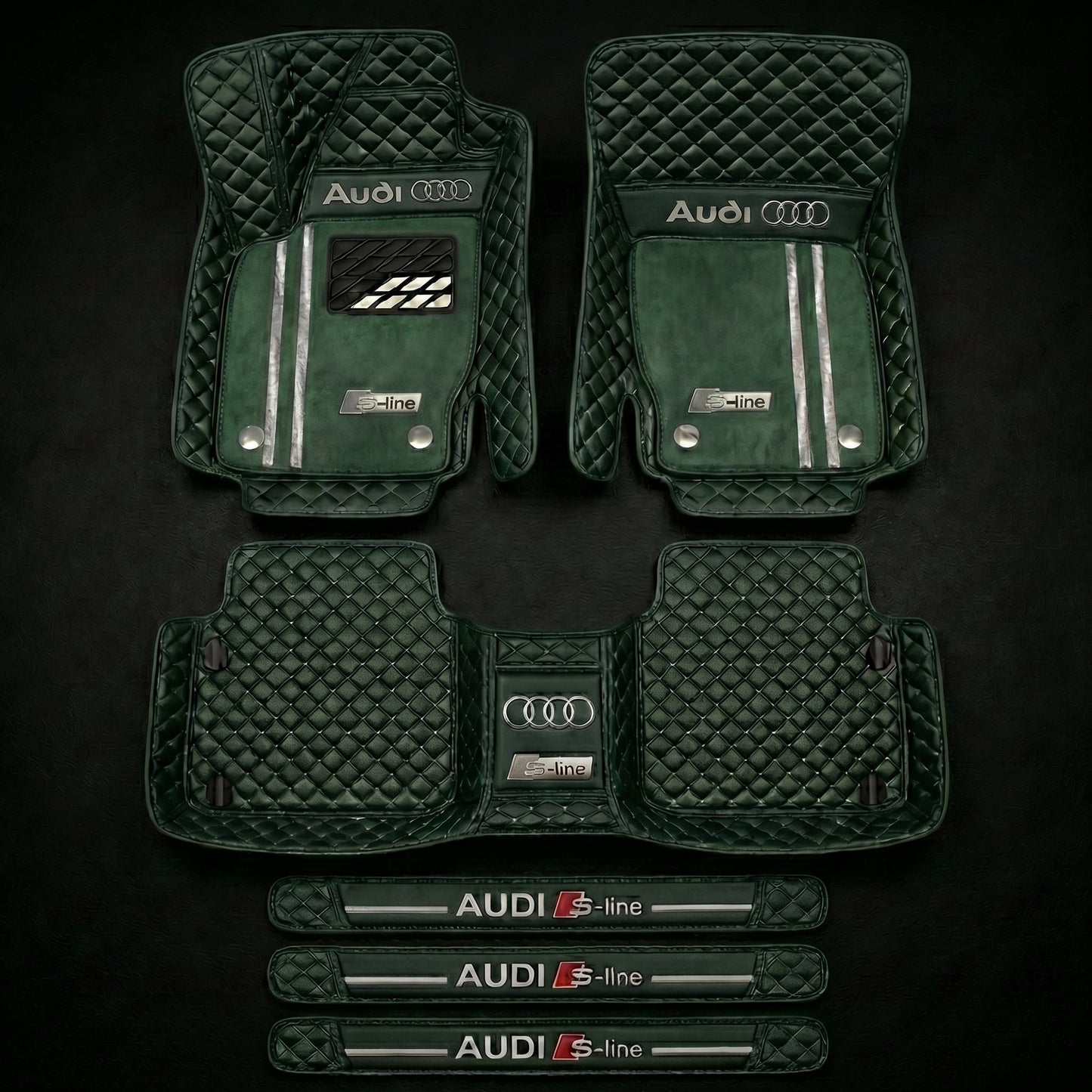 Set de covorașe auto premium, finisaj din piele – curățenie și eleganță în fiecare zi