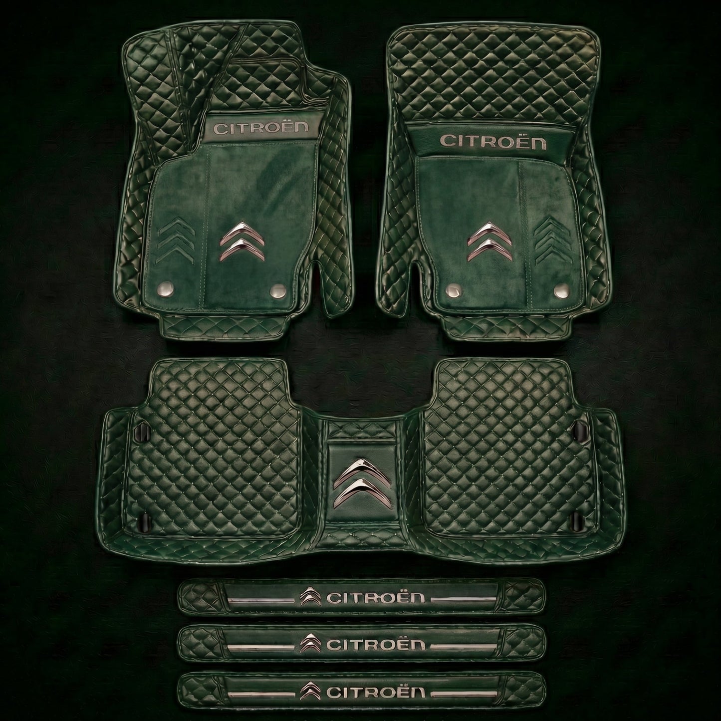 Set de covorașe auto premium, finisaj din piele – curățenie și eleganță în fiecare zi