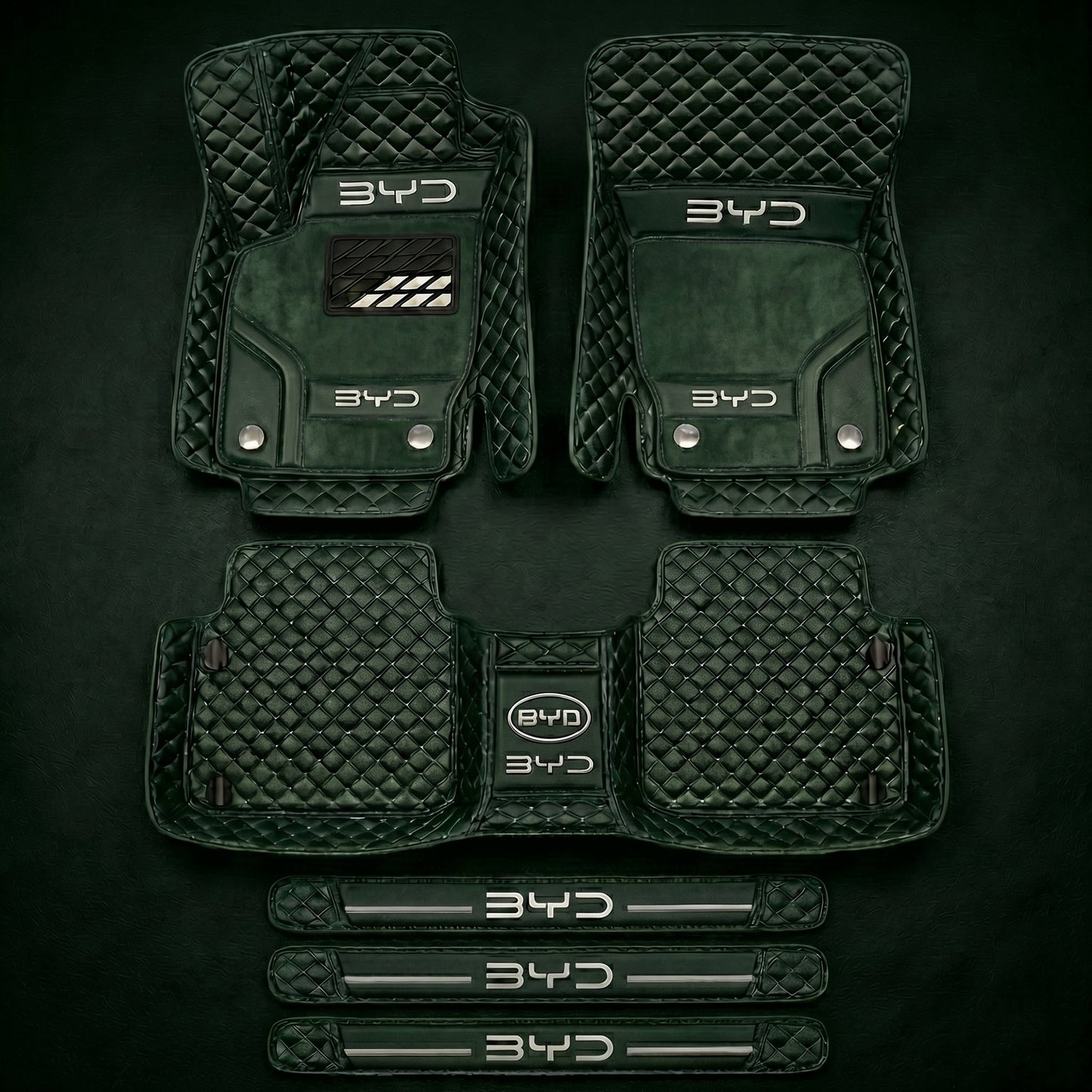 Set de covorașe auto premium, finisaj din piele – curățenie și eleganță în fiecare zi