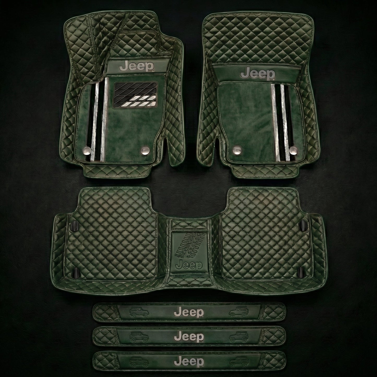 Set de covorașe auto premium, finisaj din piele – curățenie și eleganță în fiecare zi