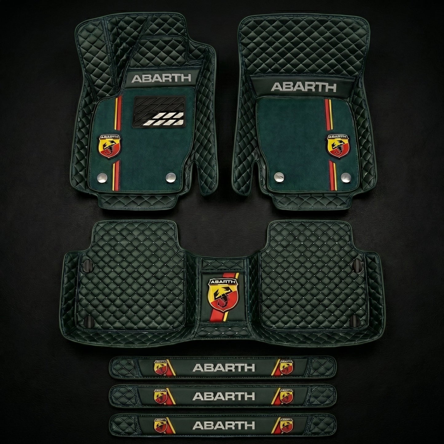 Set de covorașe auto premium, finisaj din piele – curățenie și eleganță în fiecare zi