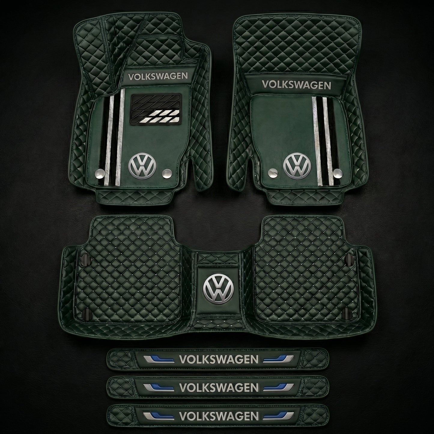 Set de covorașe auto premium, finisaj din piele – curățenie și eleganță în fiecare zi