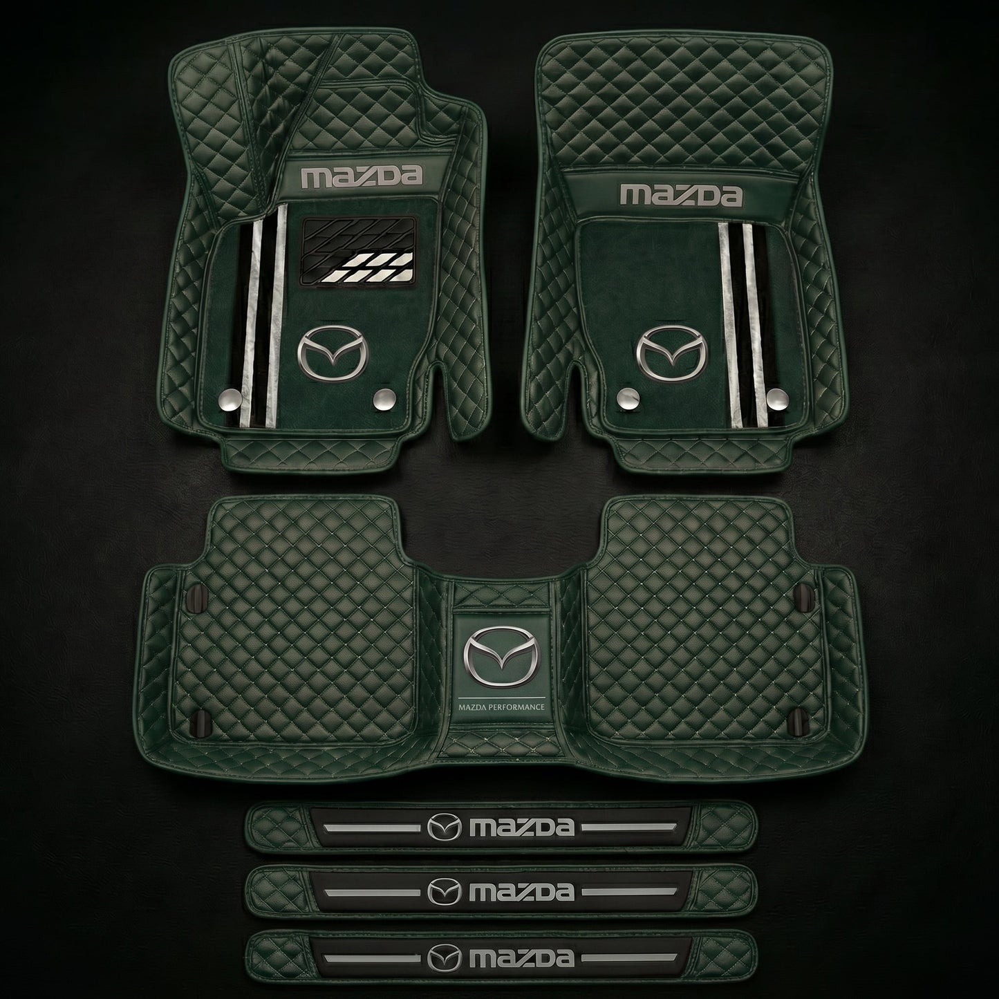 Set de covorașe auto premium, finisaj din piele – curățenie și eleganță în fiecare zi