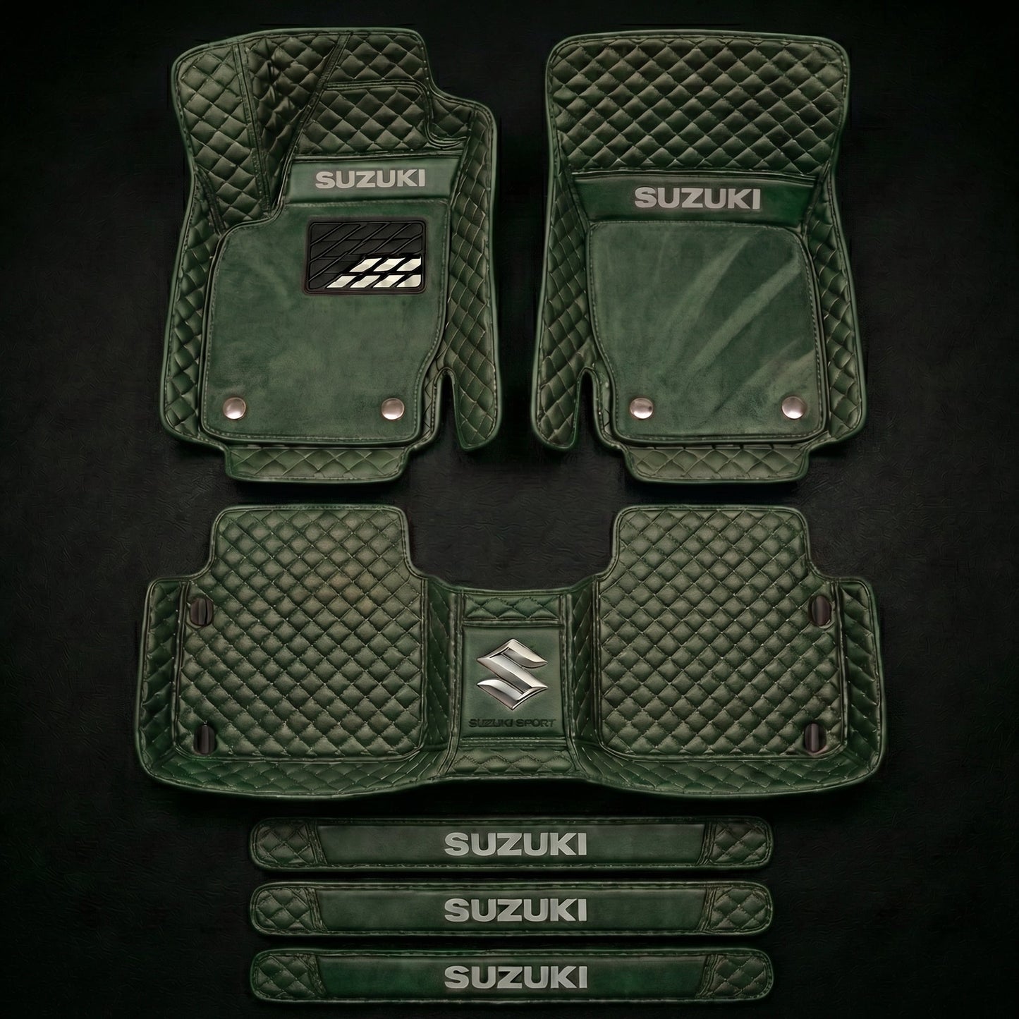 Set de covorașe auto premium, finisaj din piele – curățenie și eleganță în fiecare zi