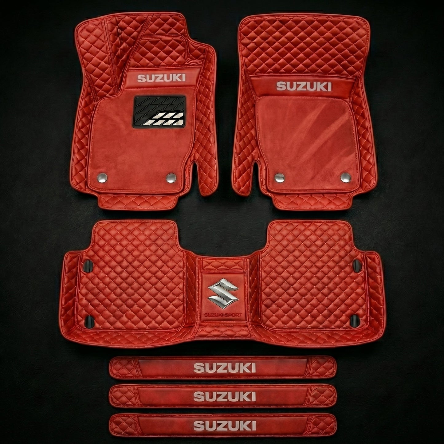 Set de covorașe auto premium, finisaj din piele – curățenie și eleganță în fiecare zi