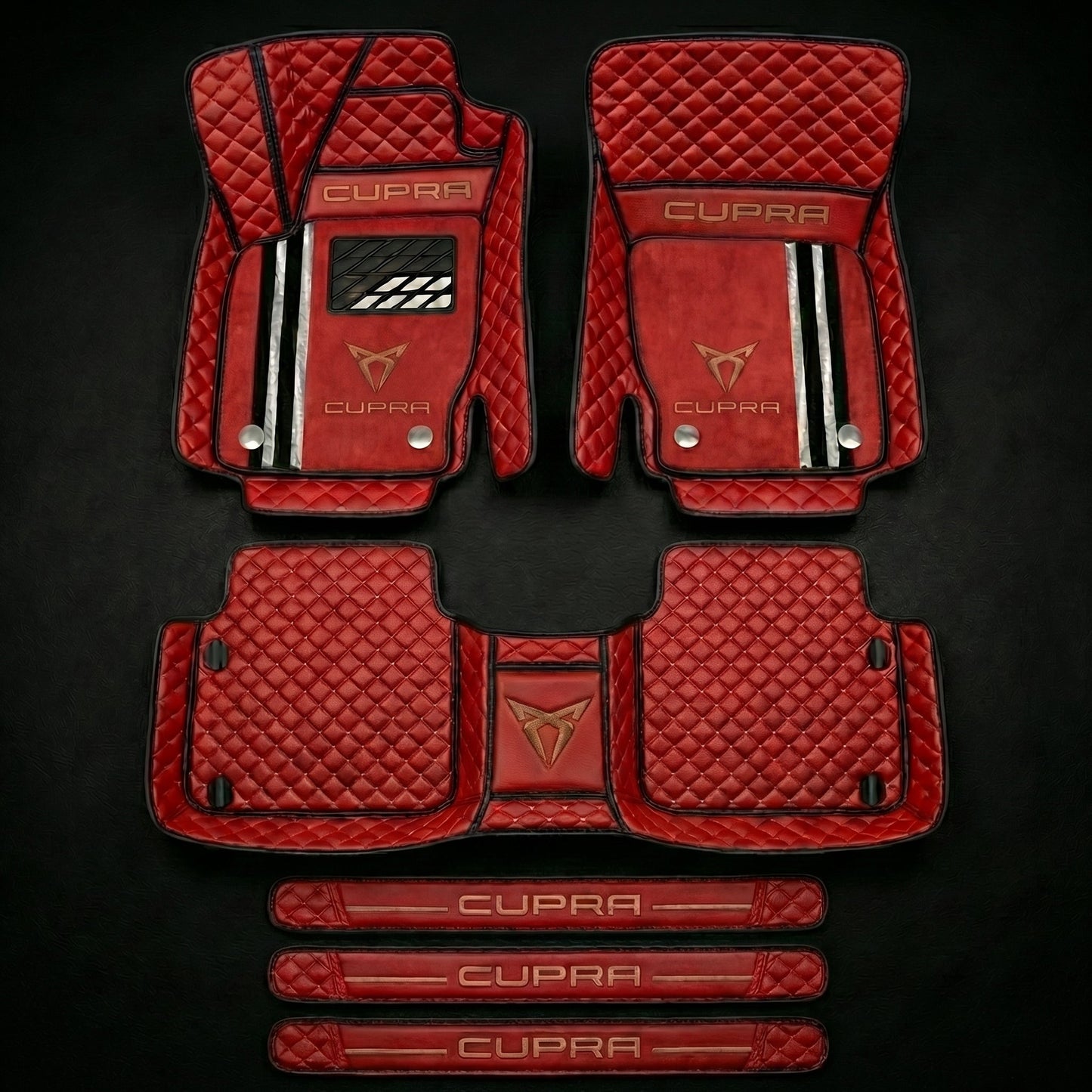 Set de covorașe auto premium, finisaj din piele – curățenie și eleganță în fiecare zi