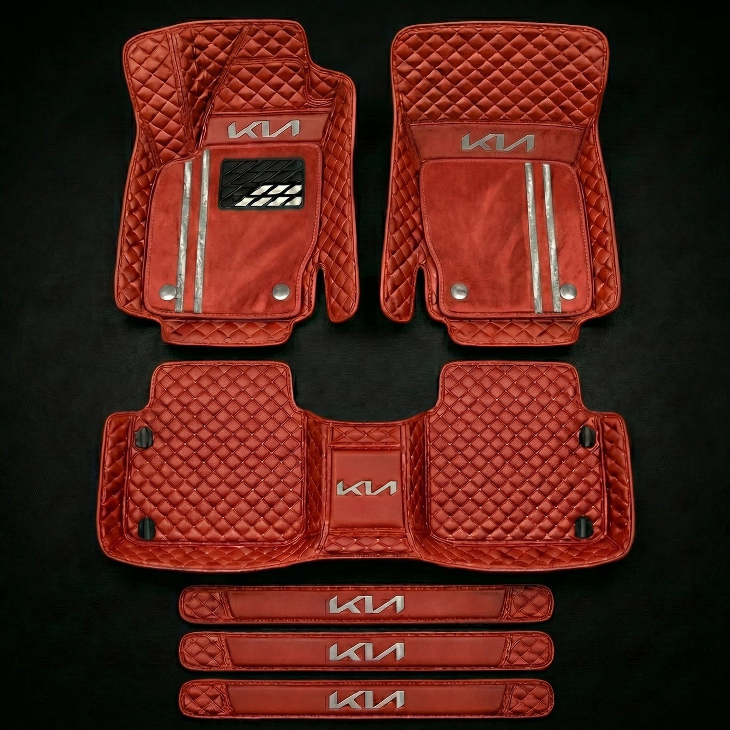 Set de covorașe auto premium, finisaj din piele – curățenie și eleganță în fiecare zi