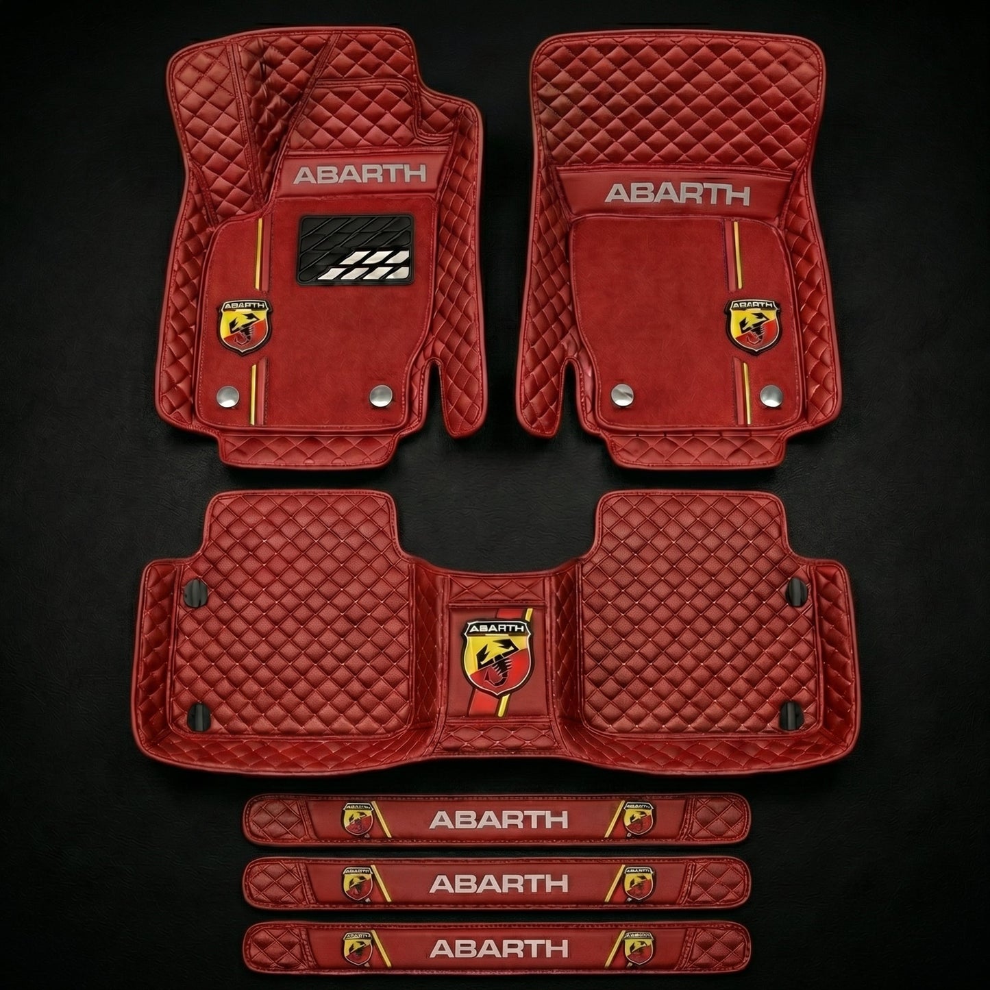 Set de covorașe auto premium, finisaj din piele – curățenie și eleganță în fiecare zi