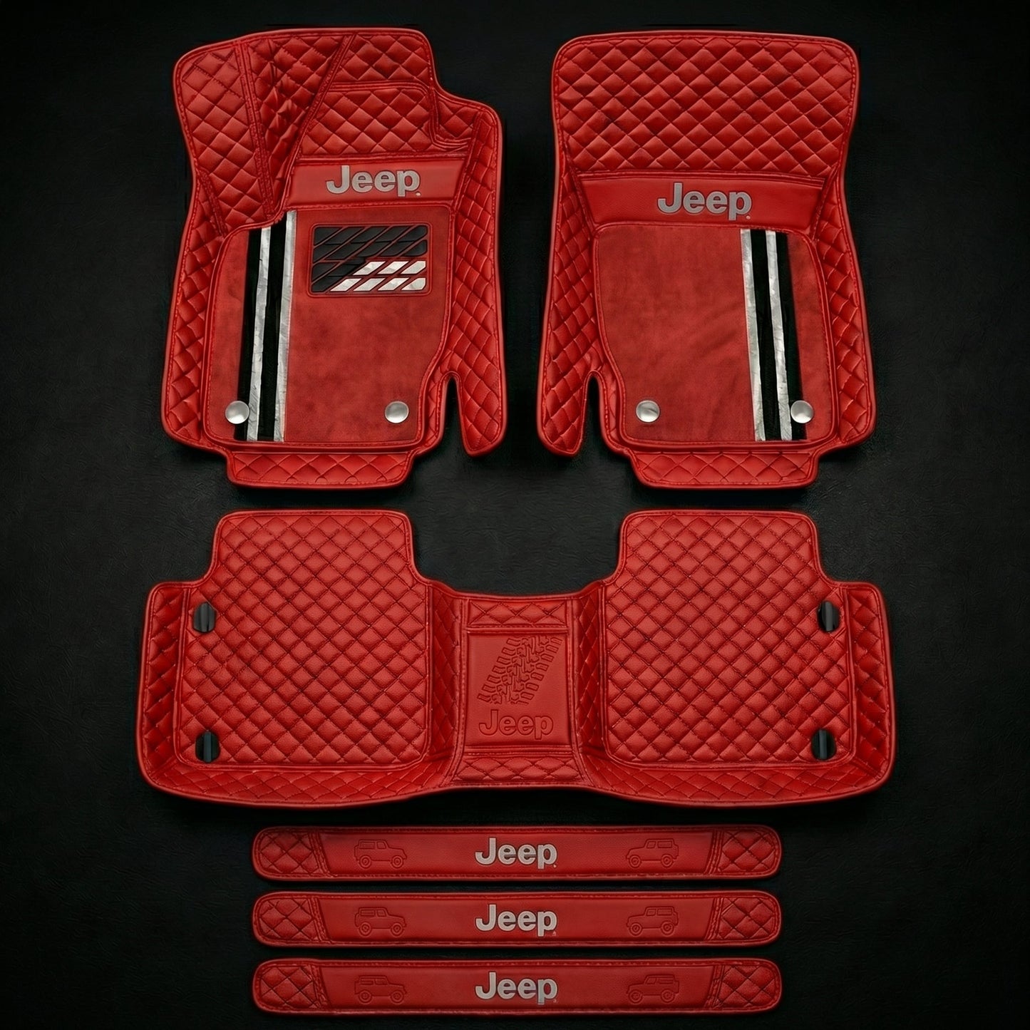 Set de covorașe auto premium, finisaj din piele – curățenie și eleganță în fiecare zi