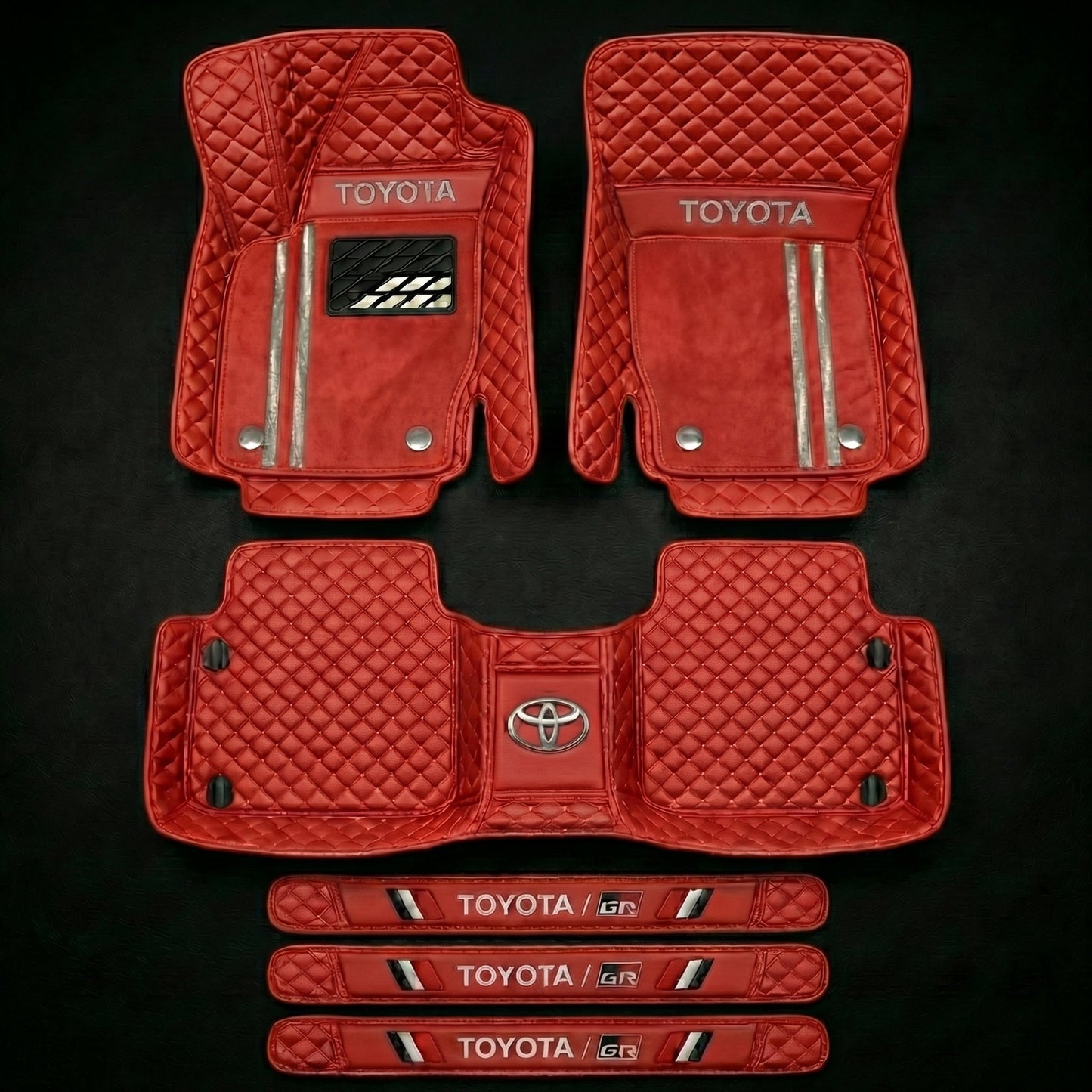 Set de covorașe auto premium, finisaj din piele – curățenie și eleganță în fiecare zi