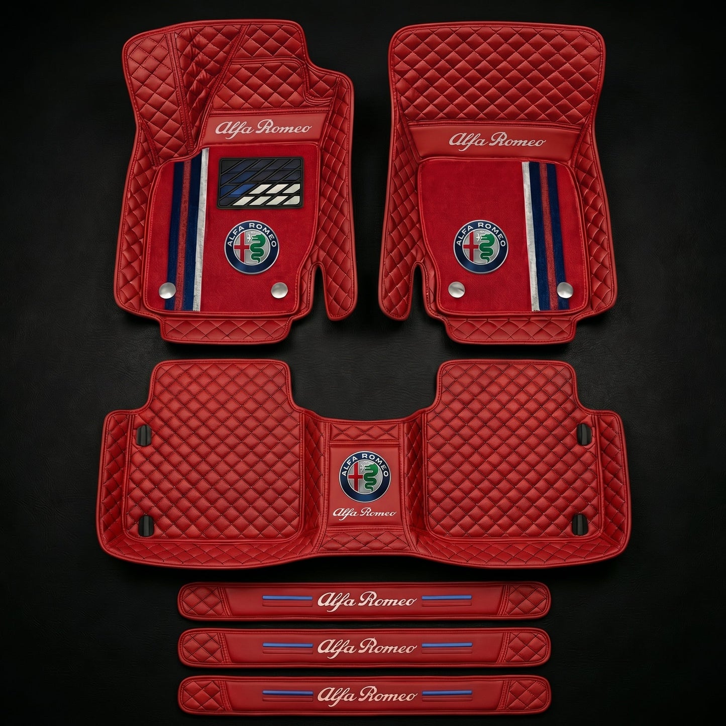 Set de covorașe auto premium, finisaj din piele – curățenie și eleganță în fiecare zi