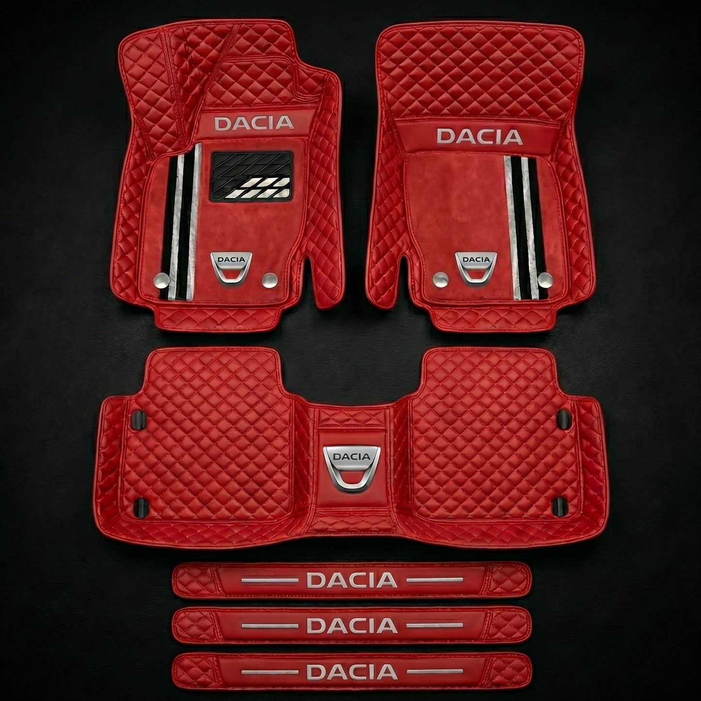 Set de covorașe auto premium, finisaj din piele – curățenie și eleganță în fiecare zi