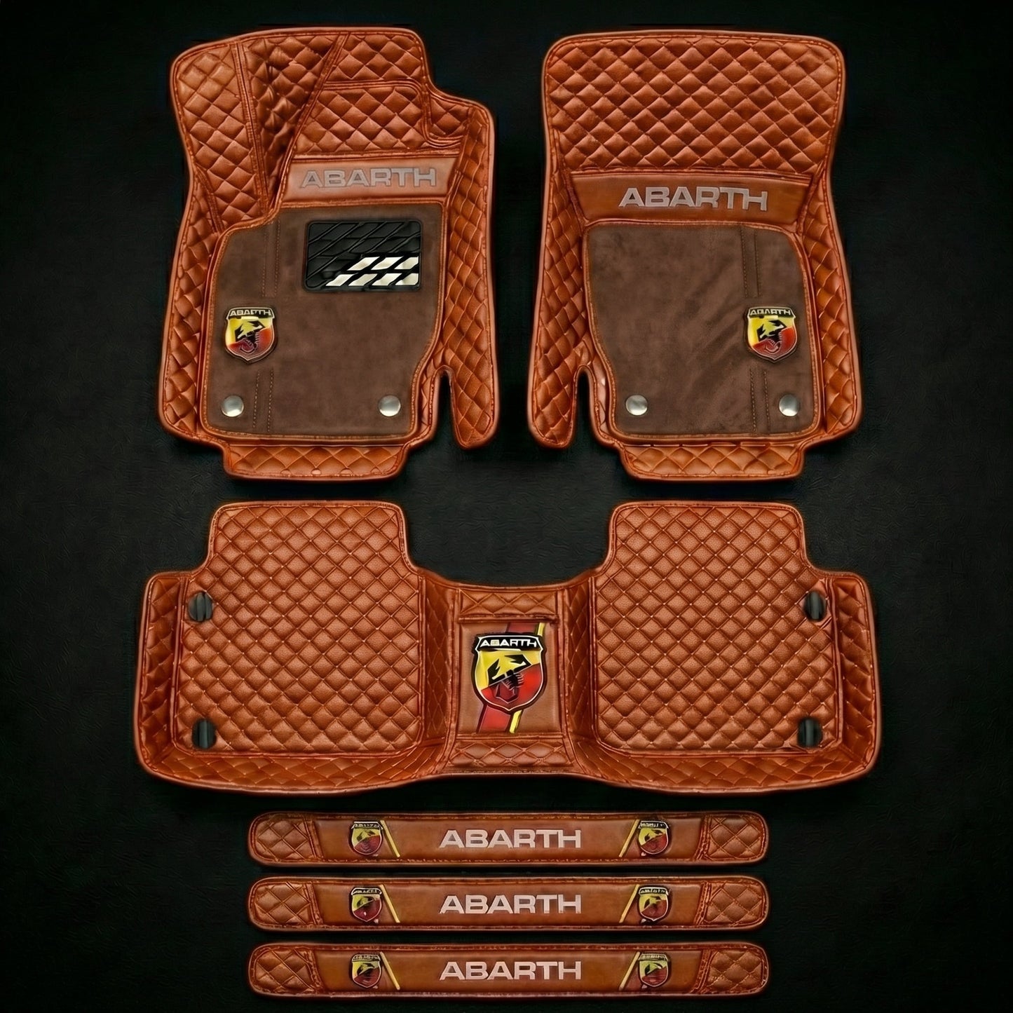 Set de covorașe auto premium, finisaj din piele – curățenie și eleganță în fiecare zi