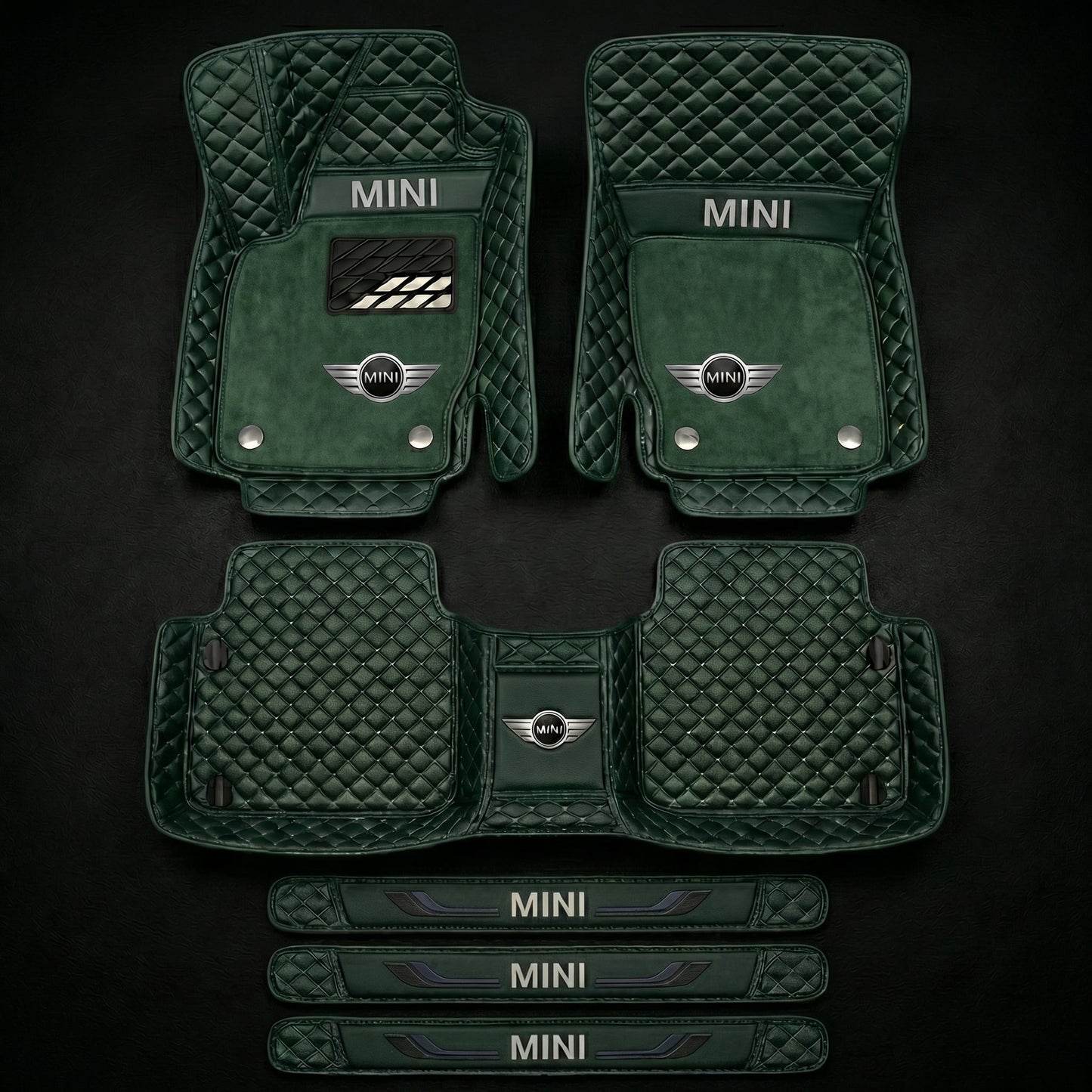 Set de covorașe auto premium, finisaj din piele – curățenie și eleganță în fiecare zi