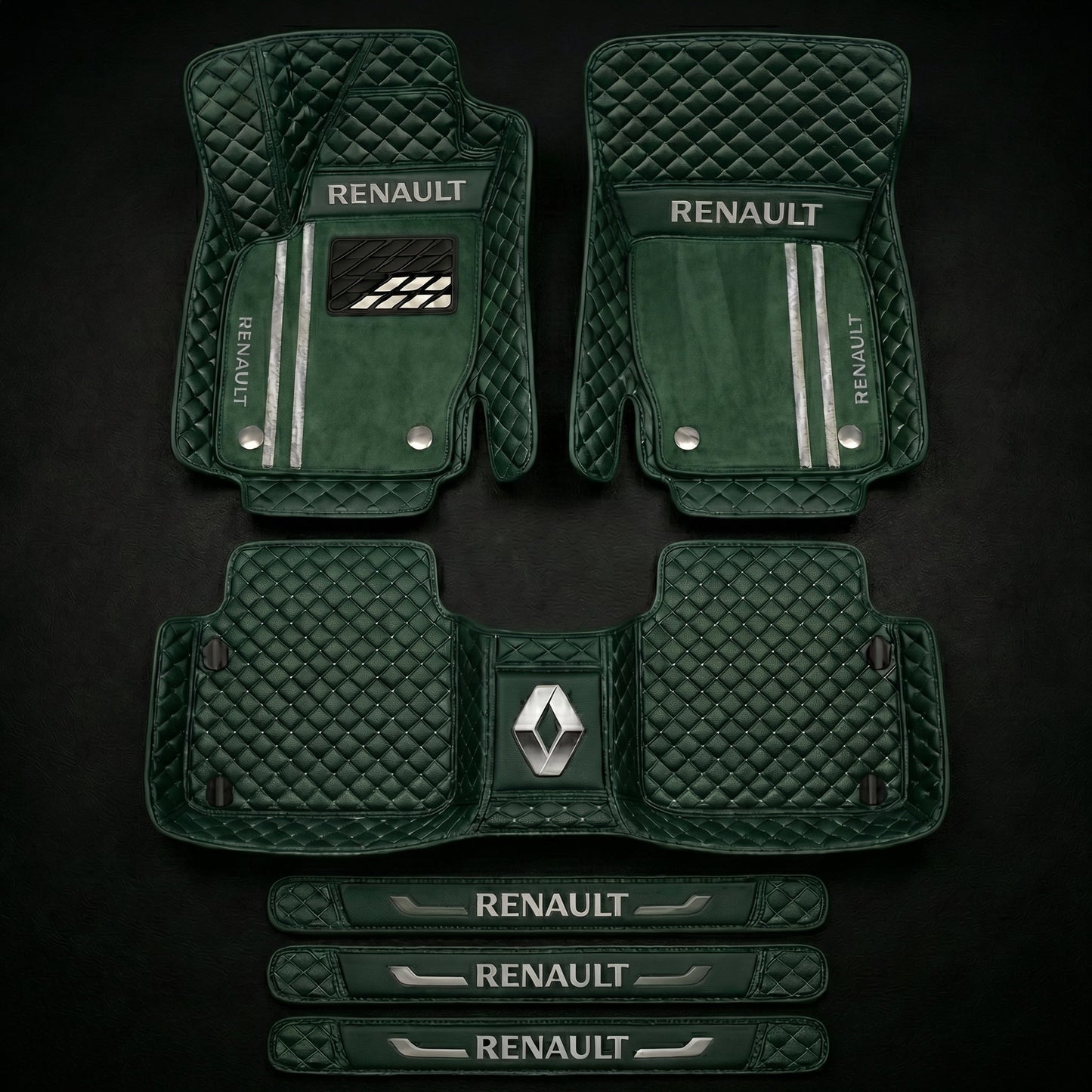 Set de covorașe auto premium, finisaj din piele – curățenie și eleganță în fiecare zi