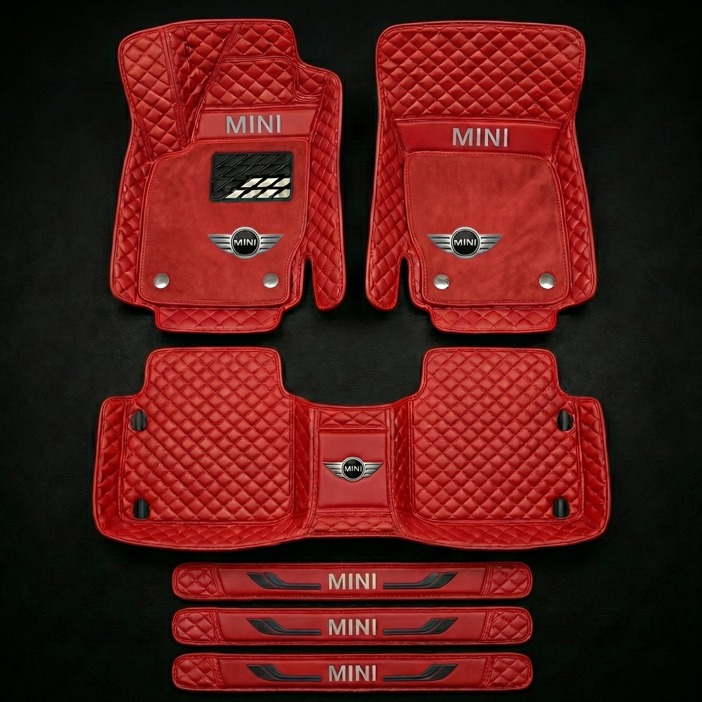 Set de covorașe auto premium, finisaj din piele – curățenie și eleganță în fiecare zi