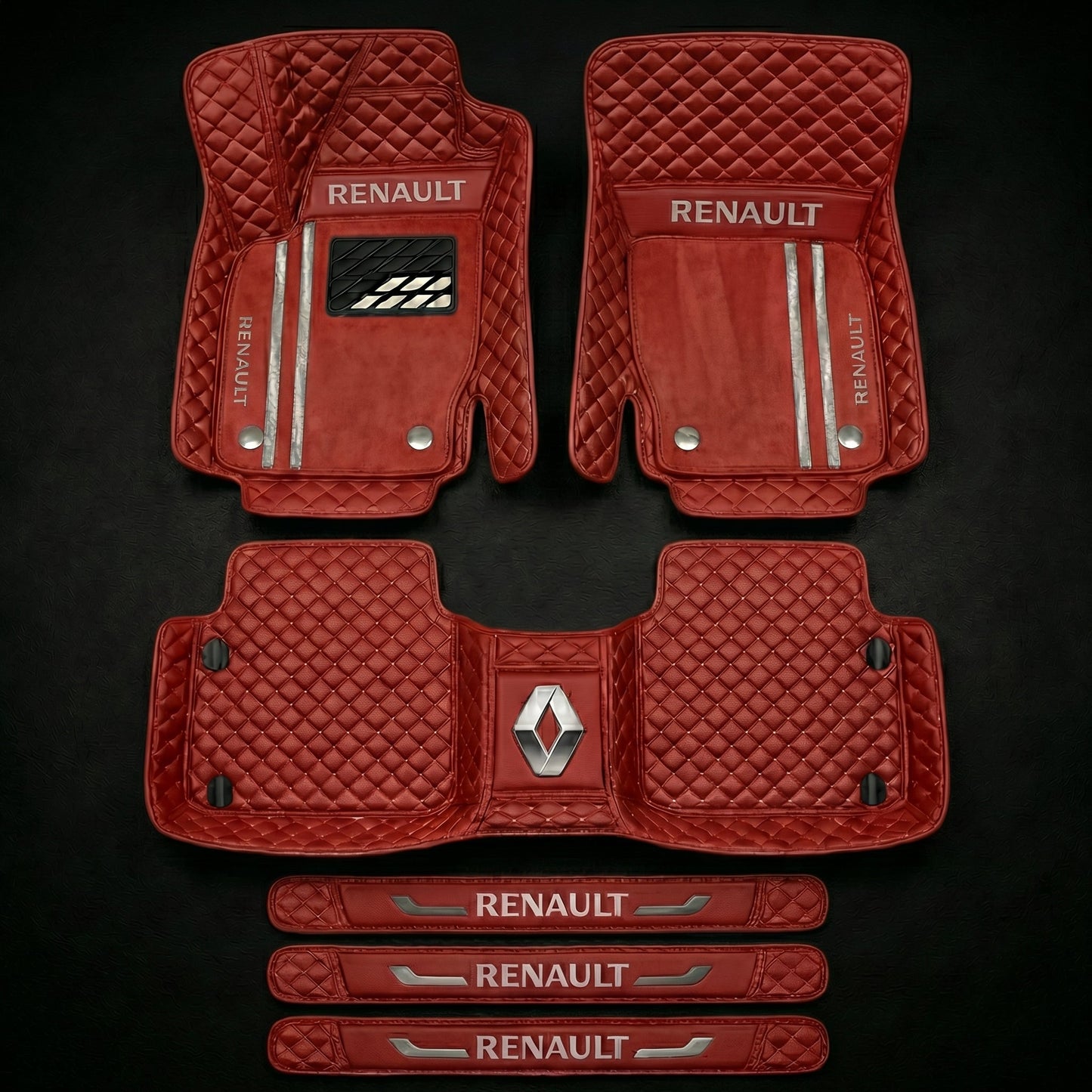 Set de covorașe auto premium, finisaj din piele – curățenie și eleganță în fiecare zi